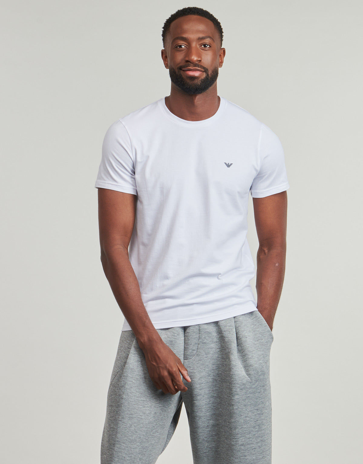 T-shirt Uomo Emporio Armani  2-PACK CREW NECK T-SHIRT AF10776  Multicolore