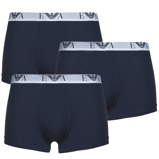 Boxer Uomo Emporio Armani  3 PACK TRUNK AF14131  Marine