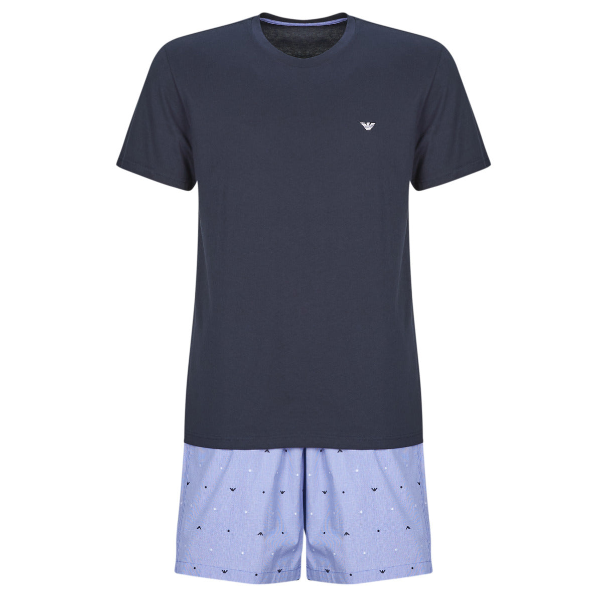 Pigiami / Camicia da notte Uomo Emporio Armani SHORT PYJAMA SET AF18543 Blu