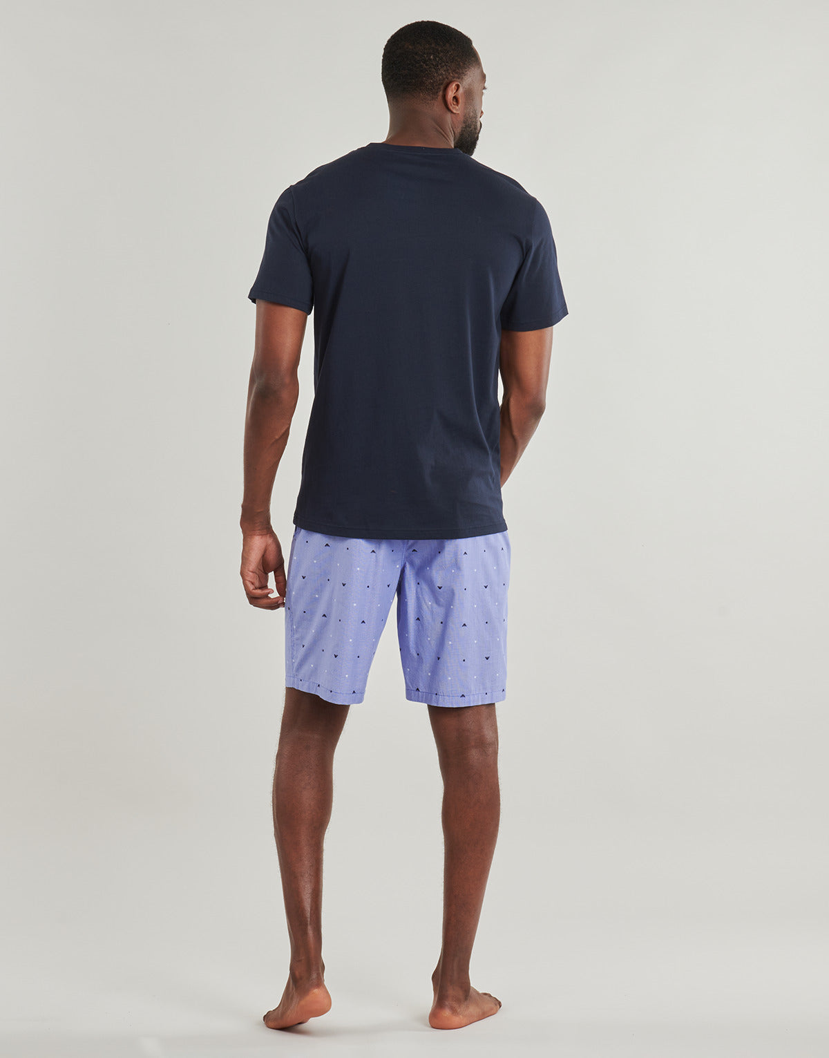 Pigiami / Camicia da notte Uomo Emporio Armani  SHORT PYJAMA SET AF18543  Blu