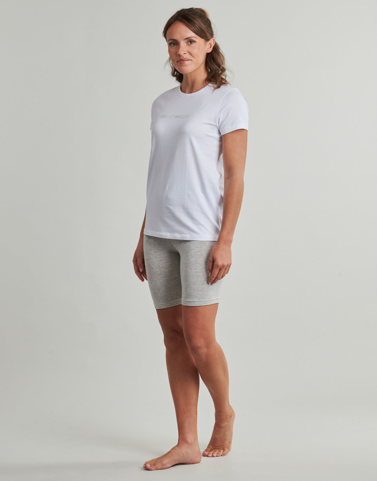 T-shirt Donna Emporio Armani  CREW NECK T-SHIRT AF13033  Bianco