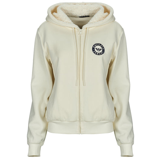Felpa Donna Emporio Armani  HD FZ SWEATSHIRT  Beige