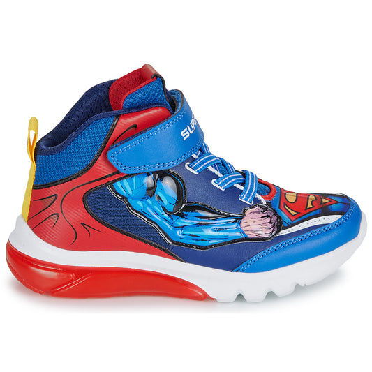 Scarpe bambini ragazzo Geox J CIBERDRON BOY SUPERMAN Blu