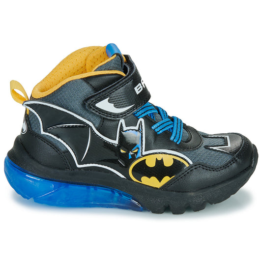 Scarpe bambini ragazzo Geox J CIBERDRON BOY BATMAN Nero