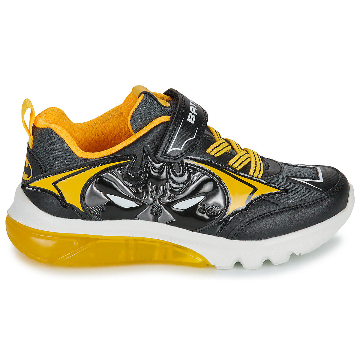 Scarpe bambini ragazzo Geox  J CIBERDRON BOY BATMAN  Nero