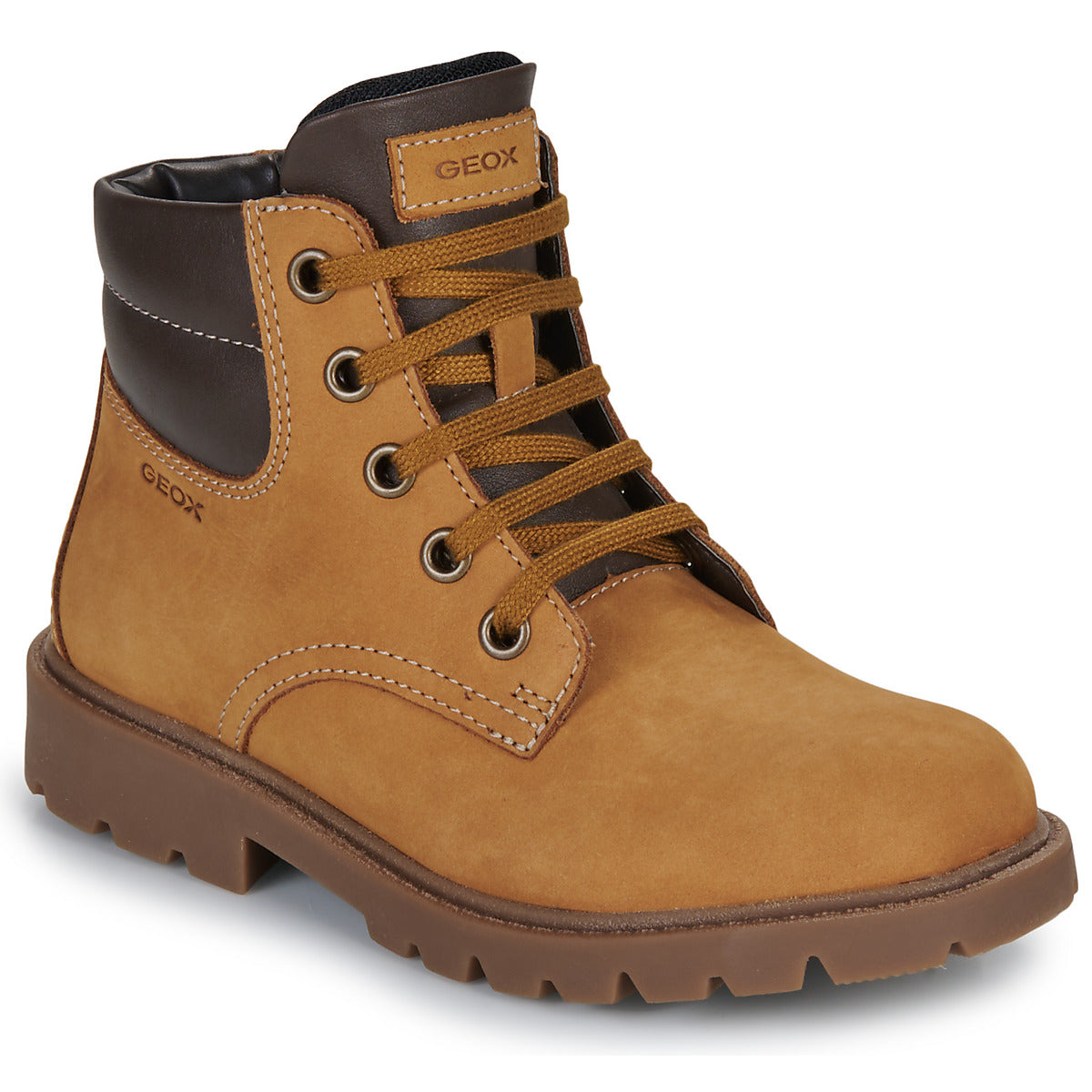 Stivaletti bambini ragazzo Geox J SHAYLAX BOY Marrone