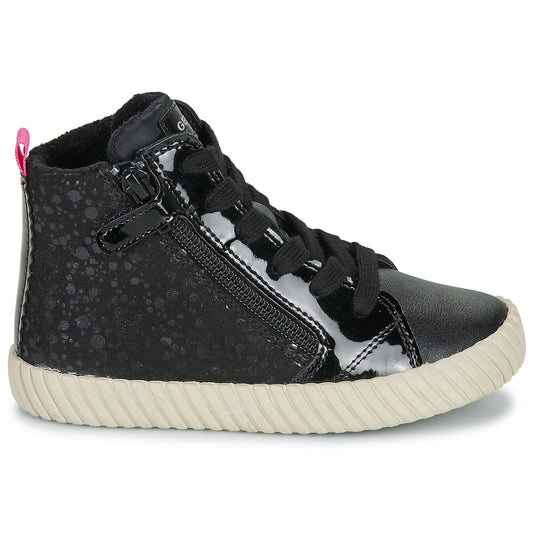 Scarpe bambini ragazza Geox J MIRROLESS GIRL Nero