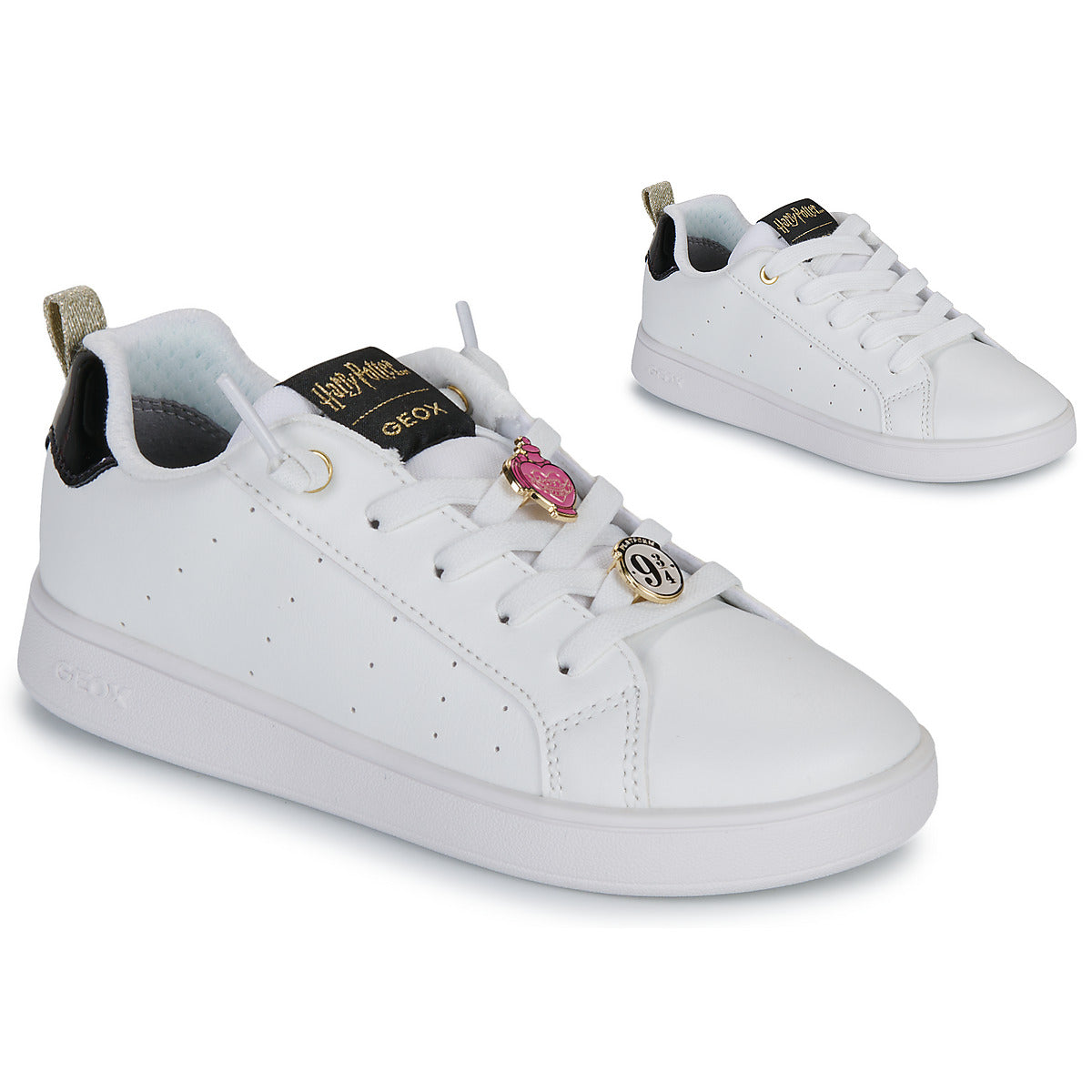 Scarpe bambini ragazza Geox  J ECLYPER GIRL HARRY POTTER  Bianco