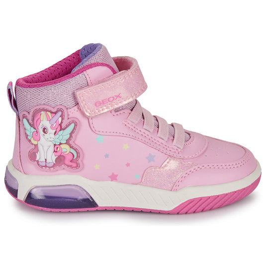 Scarpe bambini ragazza Geox J INEK GIRL Rosa