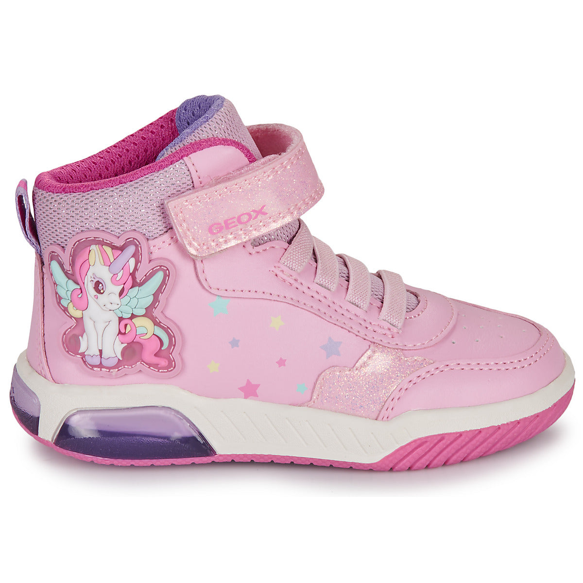 Scarpe bambini ragazza Geox J INEK GIRL Rosa