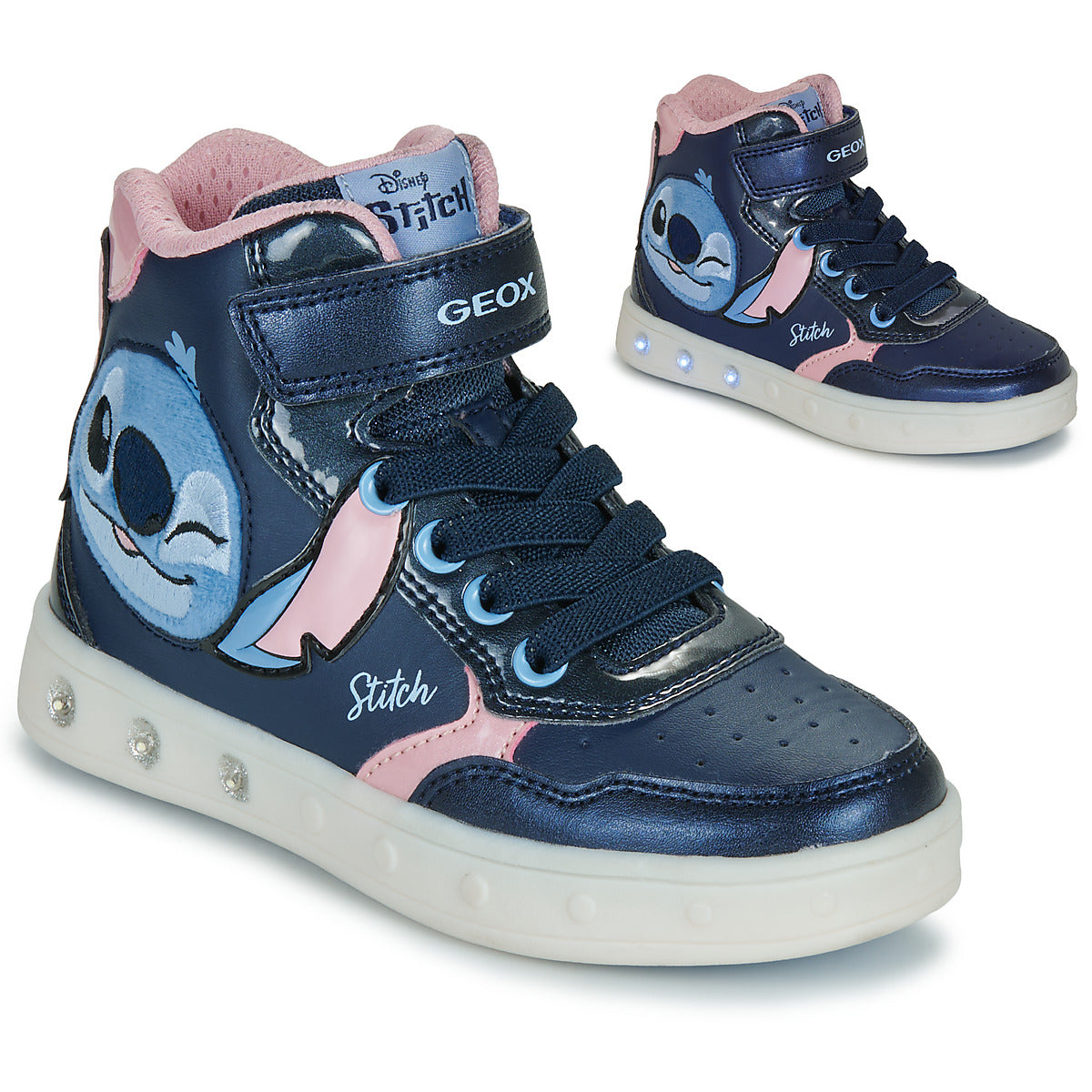 Scarpe bambini ragazza Geox  J SKYLIN GIRL STITCH  Blu