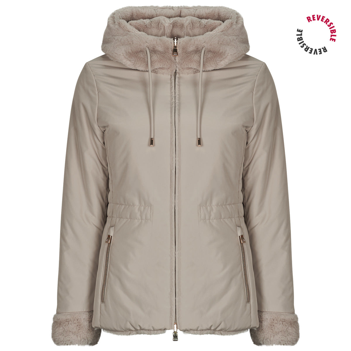 Piumino Donna Geox  KAULA MID JKT  Beige