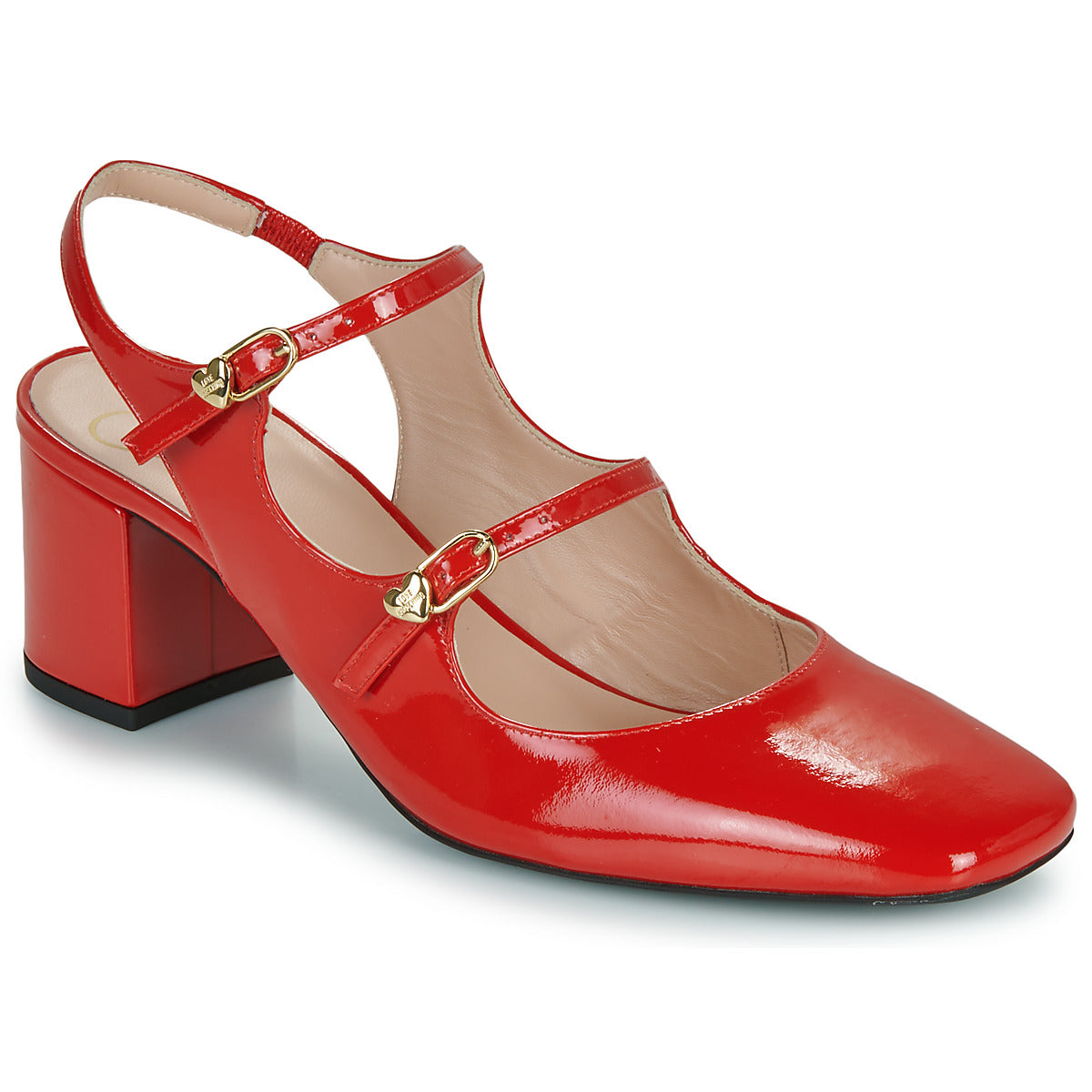 Ballerine Donna Love Moschino  ESSENTIAL LOVE  Rosso