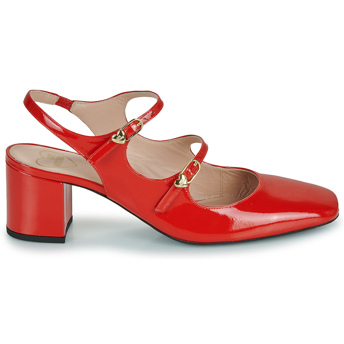 Ballerine Donna Love Moschino  ESSENTIAL LOVE  Rosso