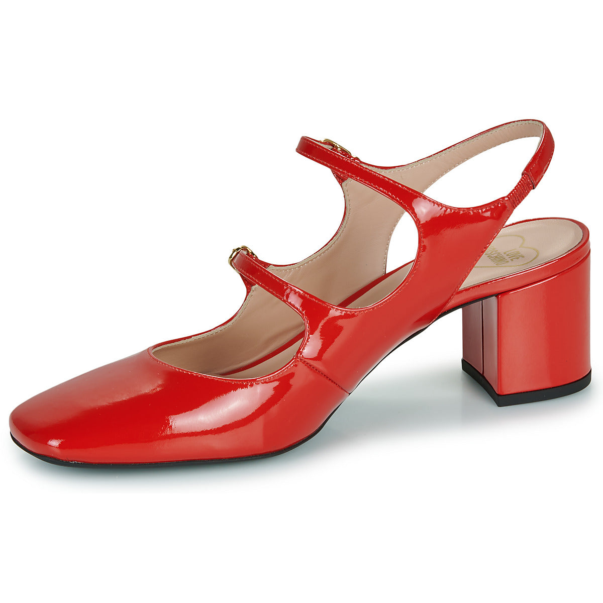 Ballerine Donna Love Moschino  ESSENTIAL LOVE  Rosso