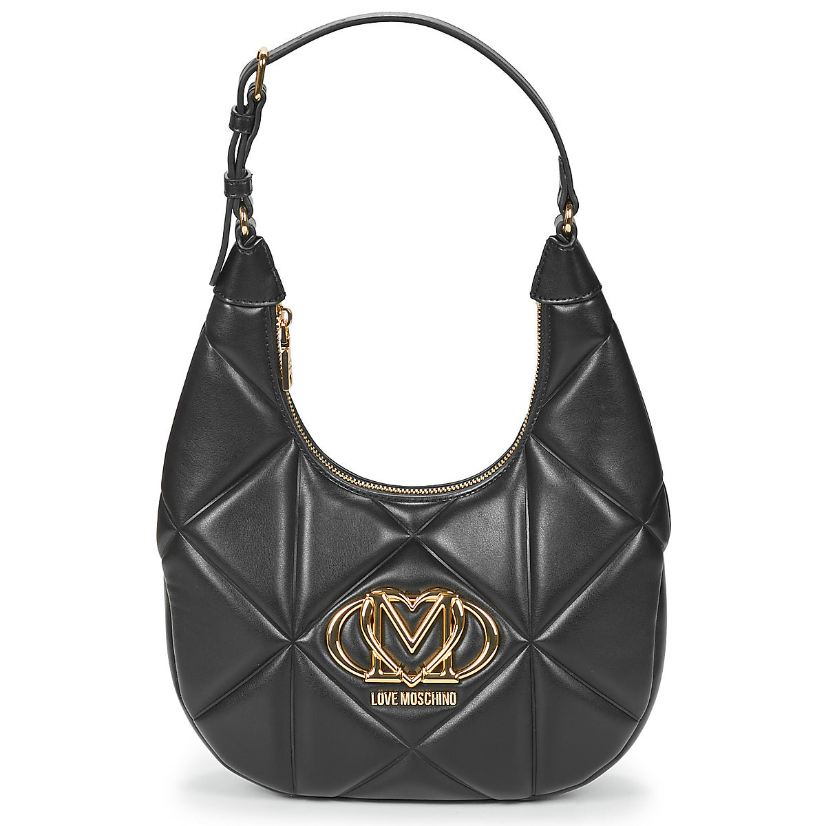 Borsa a spalla Donna Love Moschino EMBOSSED QUILTED JC4082 Nero