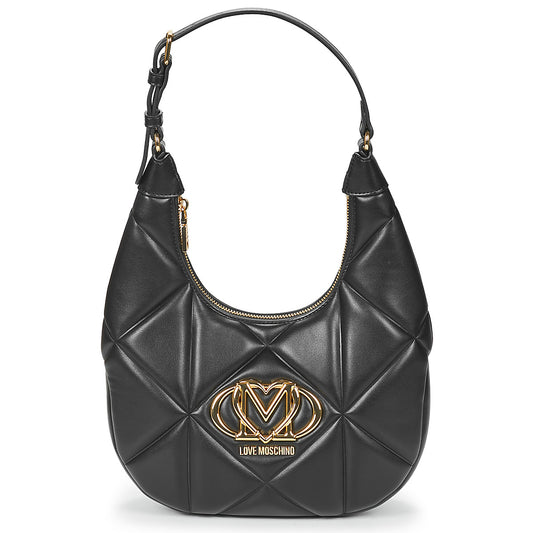 Borsa a spalla Donna Love Moschino EMBOSSED QUILTED JC4082 Nero
