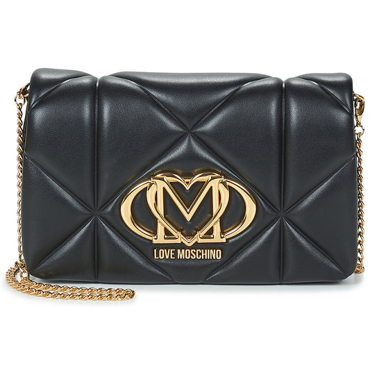 Borsa a tracolla Donna Love Moschino EMBOSSED QUILTED JC4043 Nero
