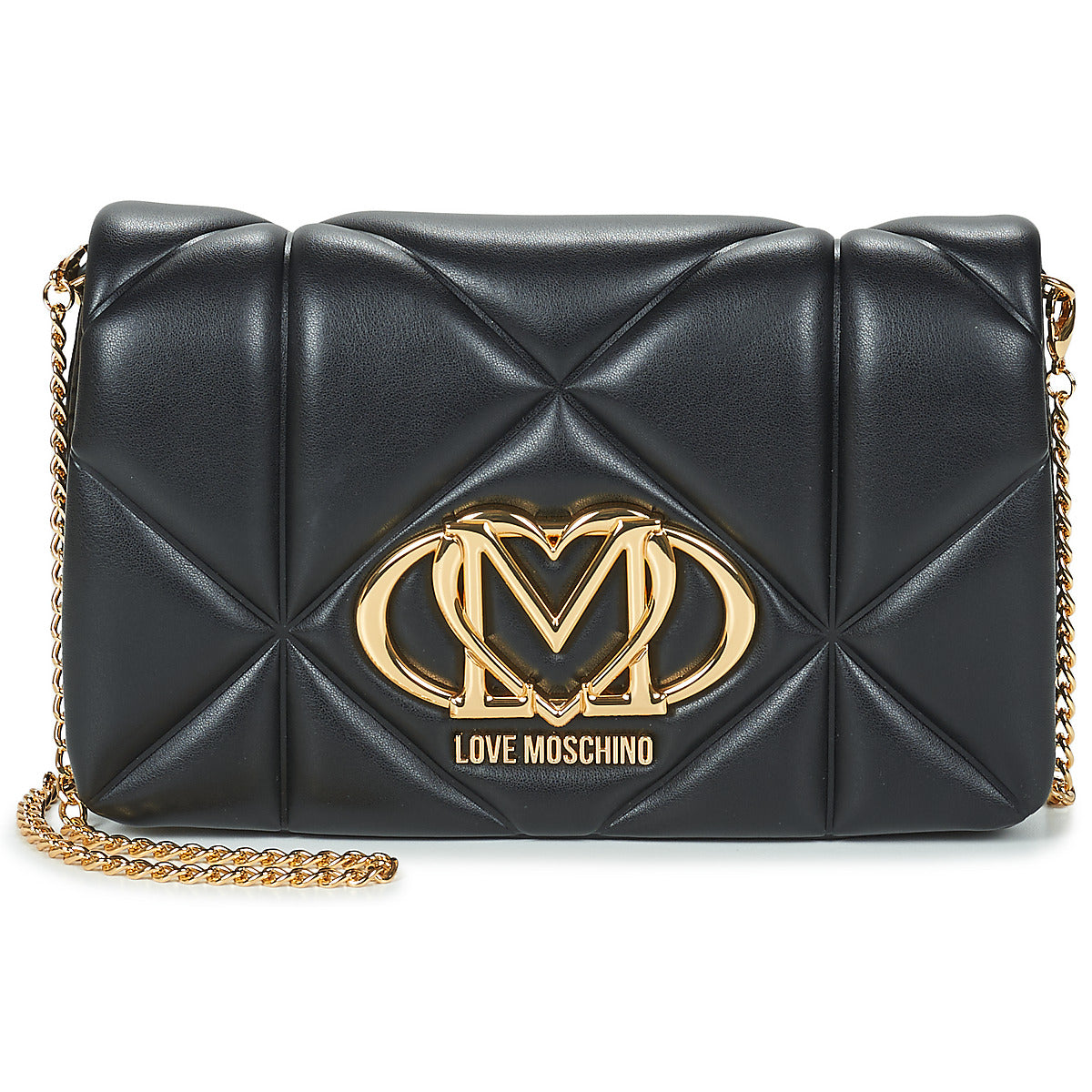 Borsa a tracolla Donna Love Moschino  EMBOSSED QUILTED JC4043  Nero