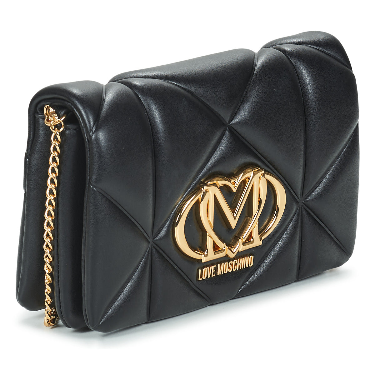 Borsa a tracolla Donna Love Moschino  EMBOSSED QUILTED JC4043  Nero