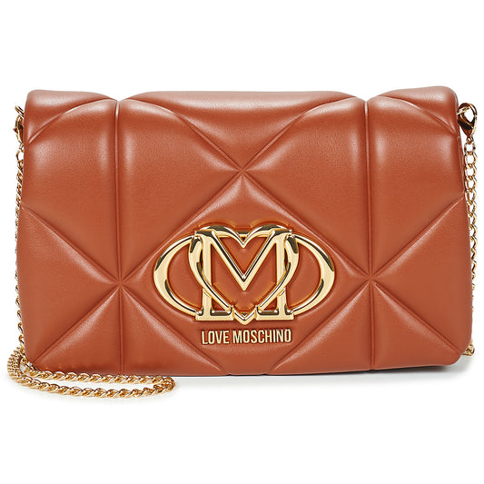 Borsa a tracolla Donna Love Moschino EMBOSSED QUILTED JC4043 Marrone