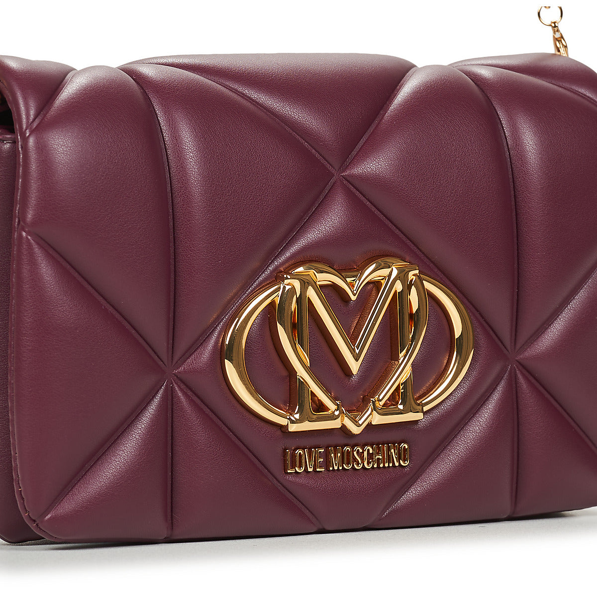 Borsa a tracolla Donna Love Moschino  EMBOSSED QUILTED JC4043  Rosso