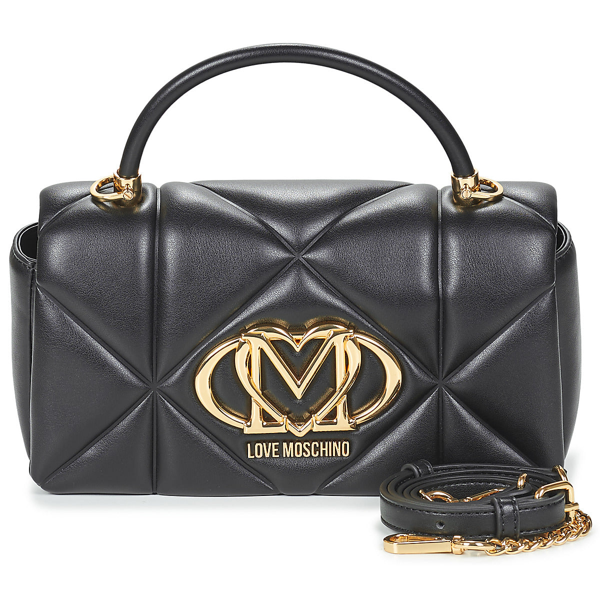 Borsa a tracolla Donna Love Moschino  EMBOSSED QUILTED JC4085  Nero