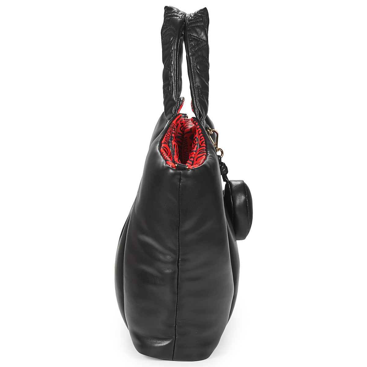 Borsa a spalla Donna Love Moschino  PUFFY LOGO  Nero