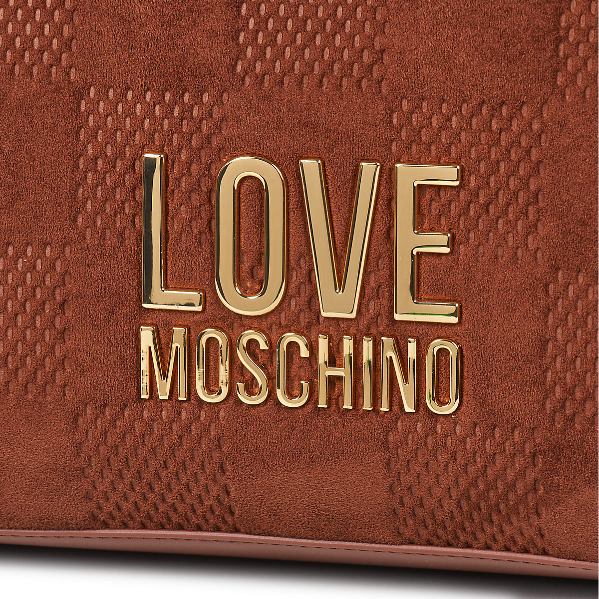 Borsa Shopping Donna Love Moschino  PATCHY  Marrone