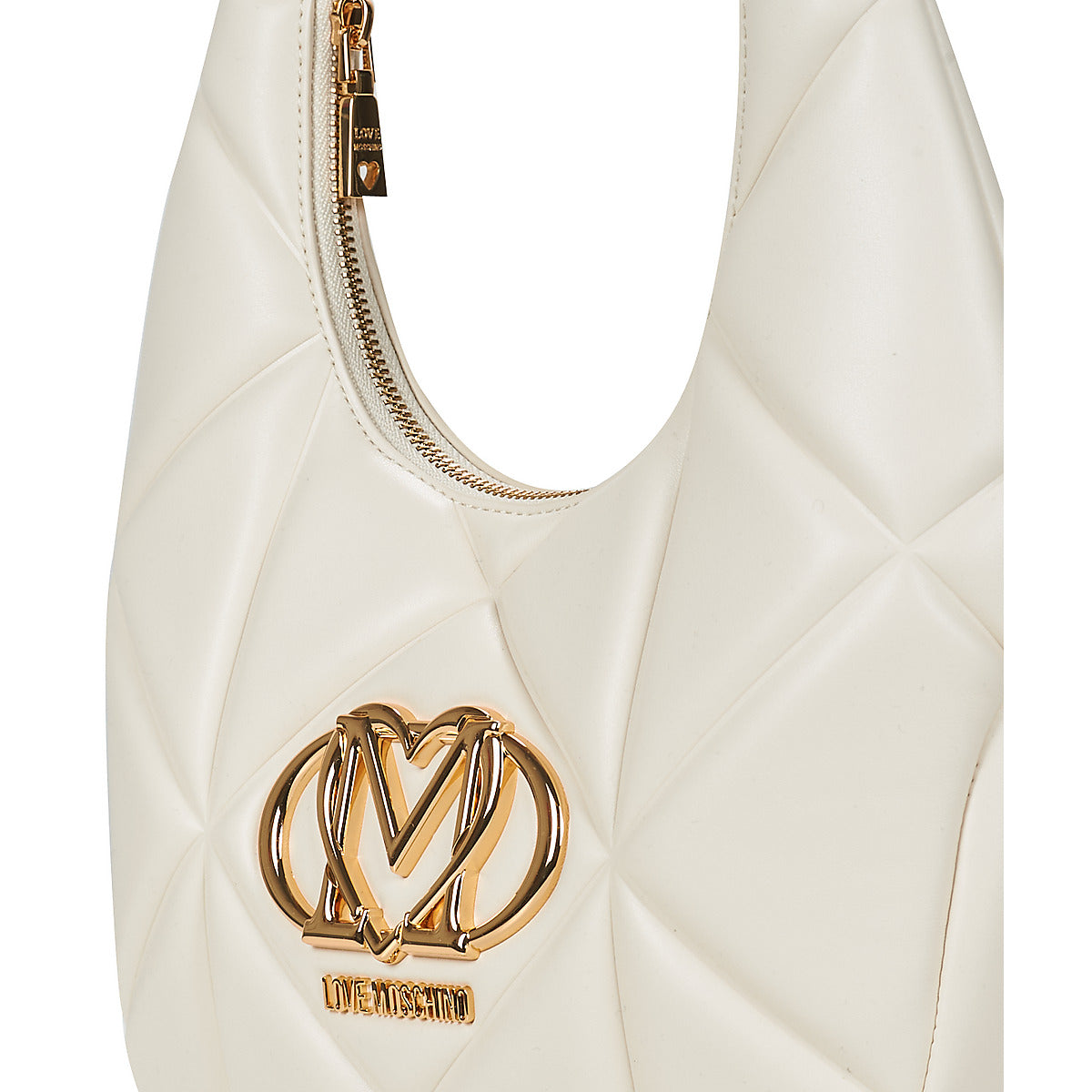 Borsa a spalla Donna Love Moschino  EMBOSSED Q  Beige