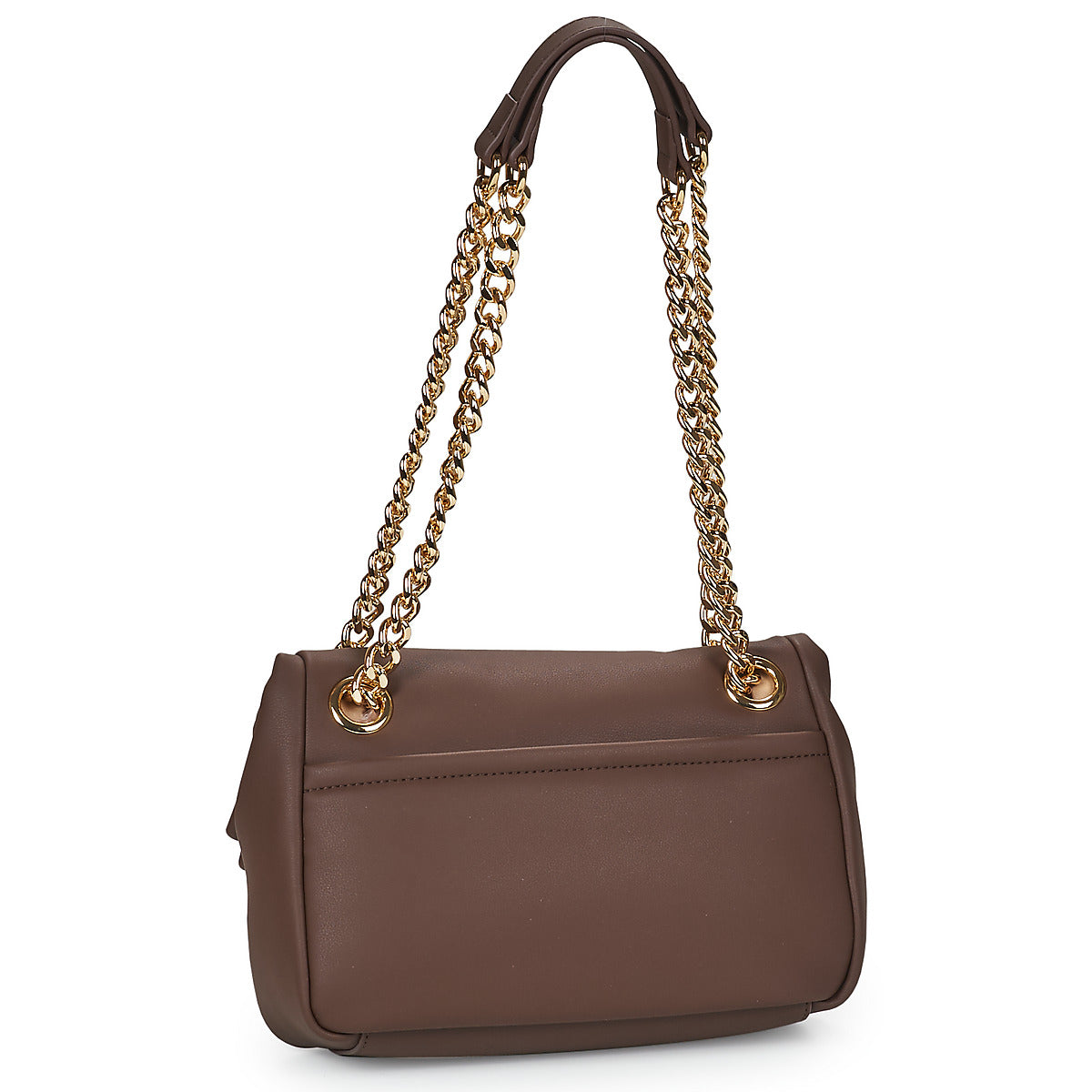 Borsa a spalla Donna Love Moschino  BOLD LOVE HAMMERED  Marrone