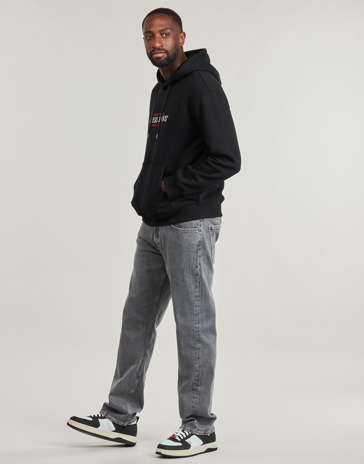 Jeans Uomo Guess G16 STRAIGHT Grigio