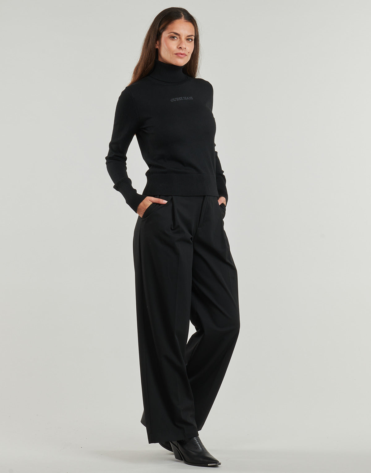 Maglione Donna Guess  TN GUESS J EMB SWTR  Nero