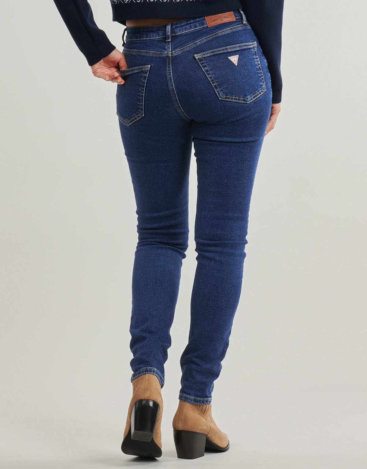 Jeans skynny Donna Guess  G05 HIGH RISE SKINNY  Blu