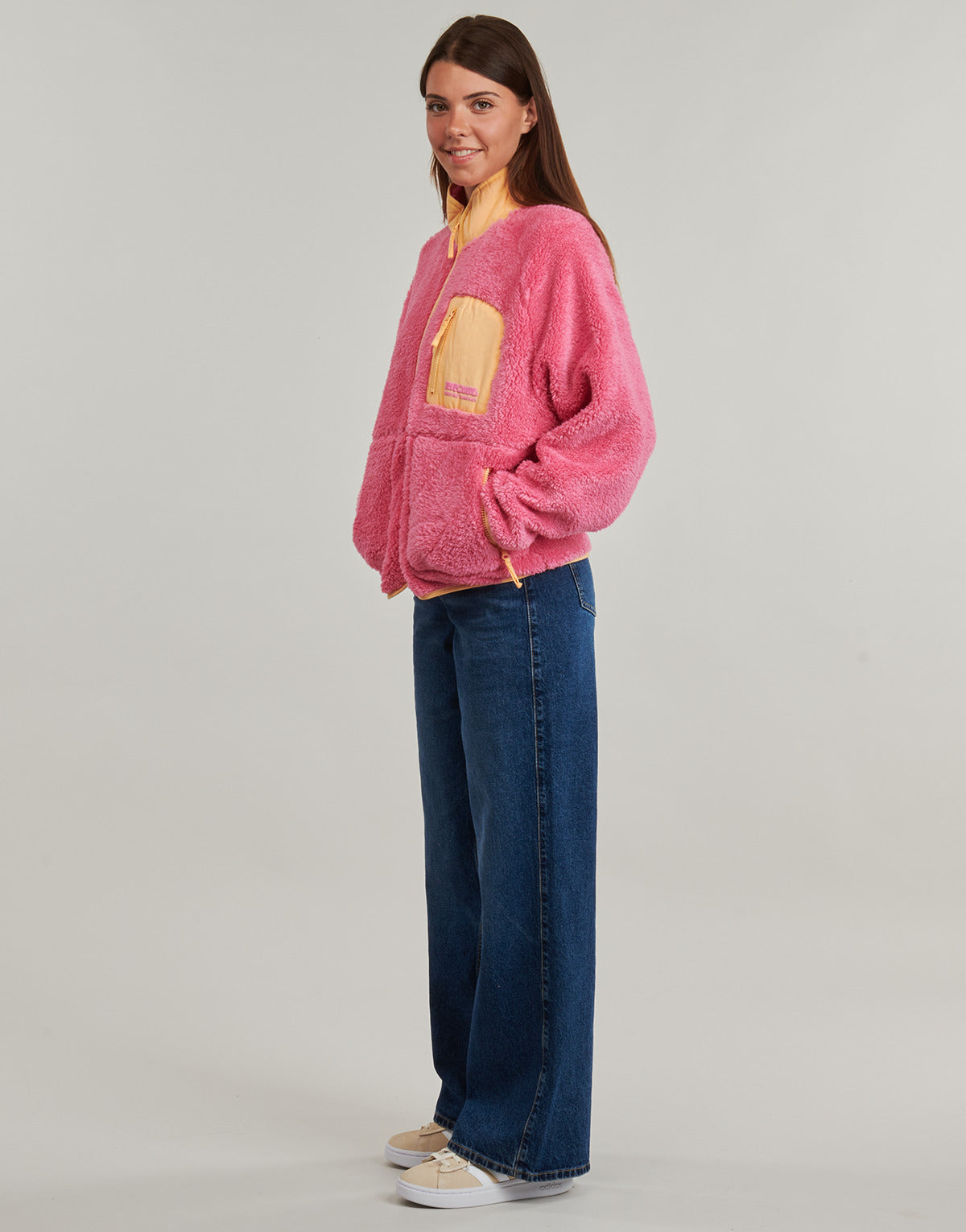 Felpa Donna Rip Curl  SHORE BREAK POLAR FLEECE  Rosa