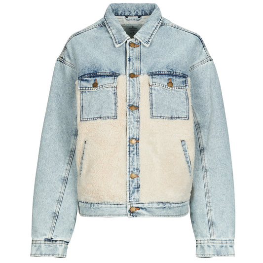 Felpa Donna Rip Curl  CRUISIN SHERPA DENIM JACKET  Blu
