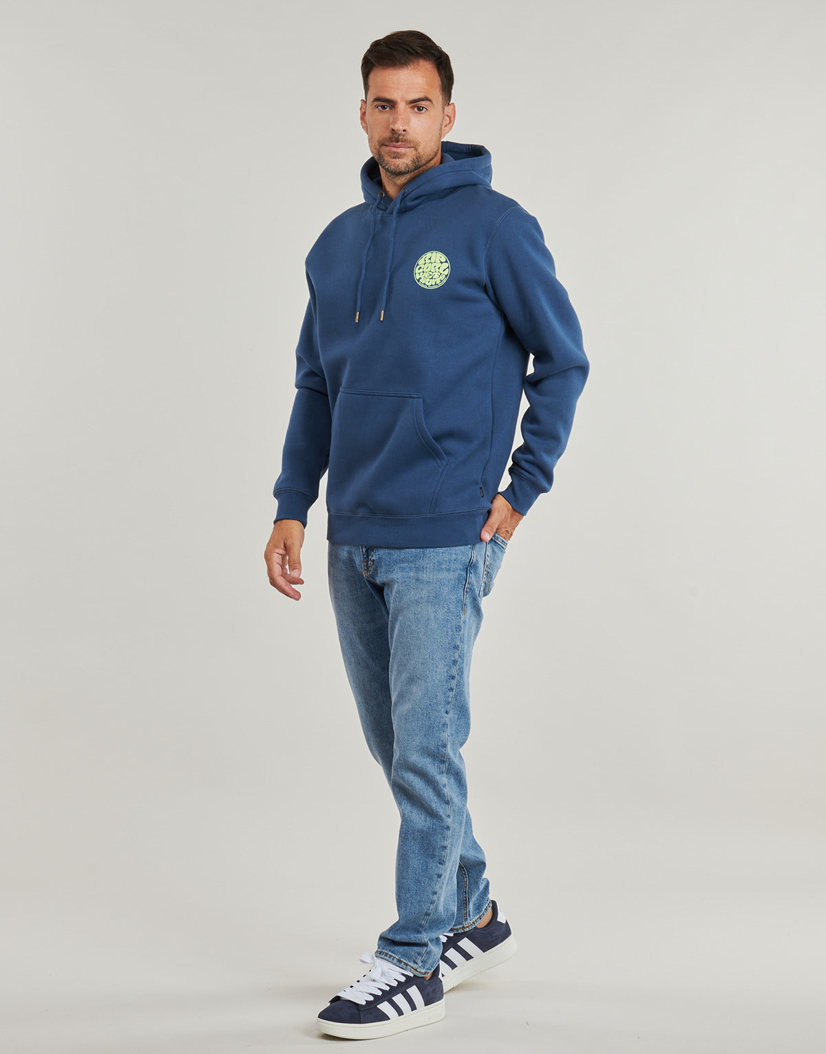 Felpa Uomo Rip Curl  WETSUIT ICON HOOD  Blu