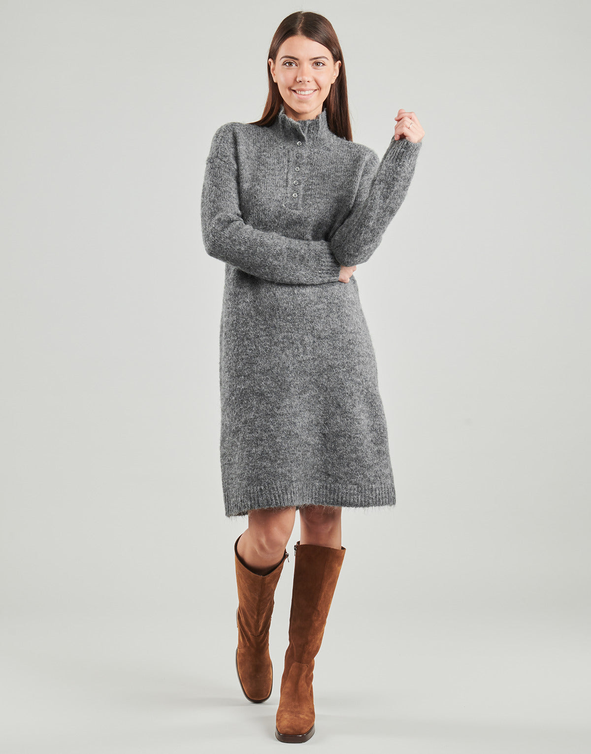 Abito corto Donna Vila  VINYNNI  Grigio