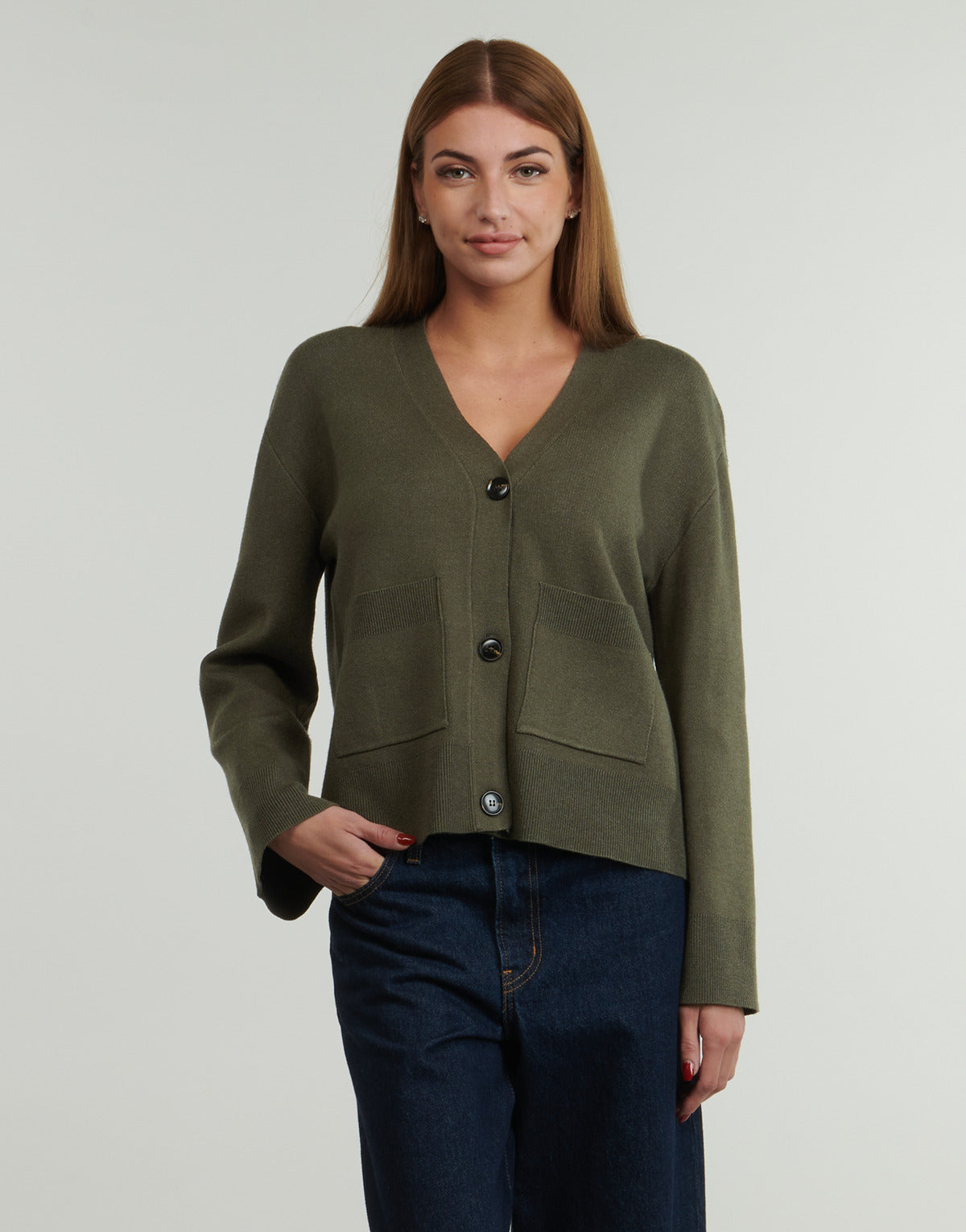 Gilet / Cardigan Donna Vila  VICASSIE   Kaki