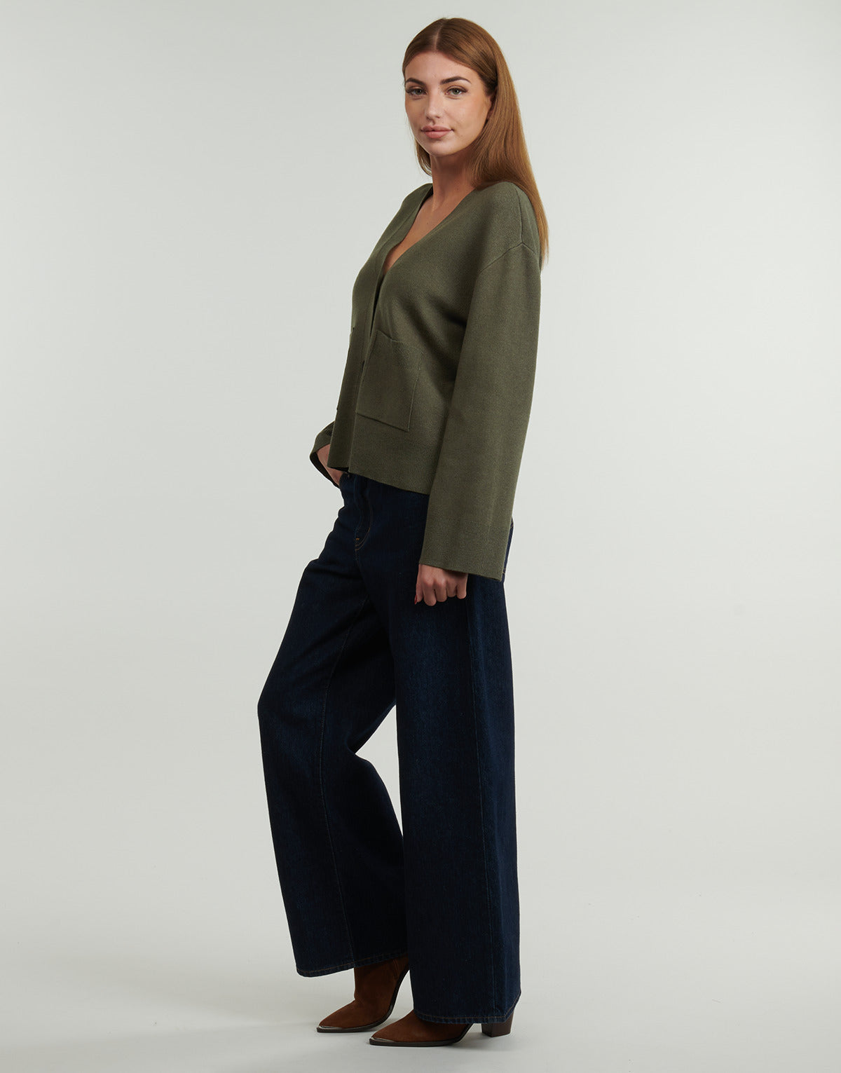 Gilet / Cardigan Donna Vila  VICASSIE   Kaki