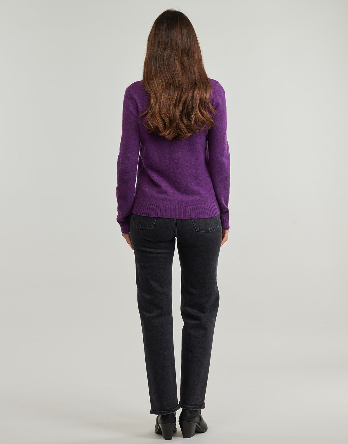 Maglione Donna Vila  VIRIL REV V-NECK L/S  Viola