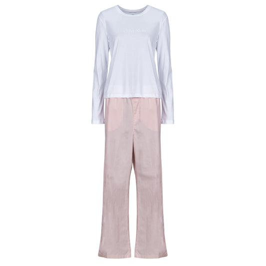 Pigiami / Camicia da notte Donna Calvin Klein Jeans  LS PANT SET  Rosa