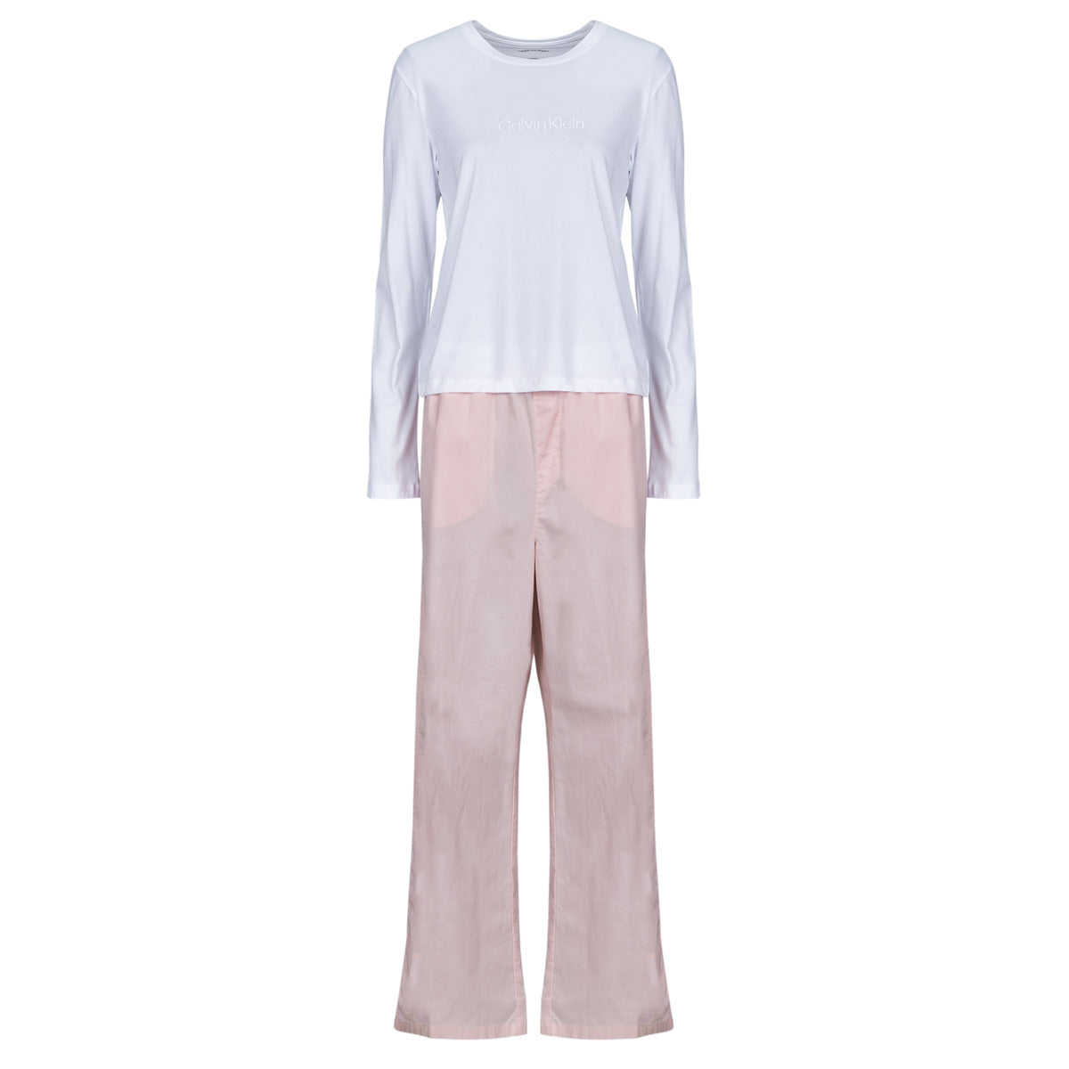 Pigiami / Camicia da notte Donna Calvin Klein Jeans  LS PANT SET  Rosa