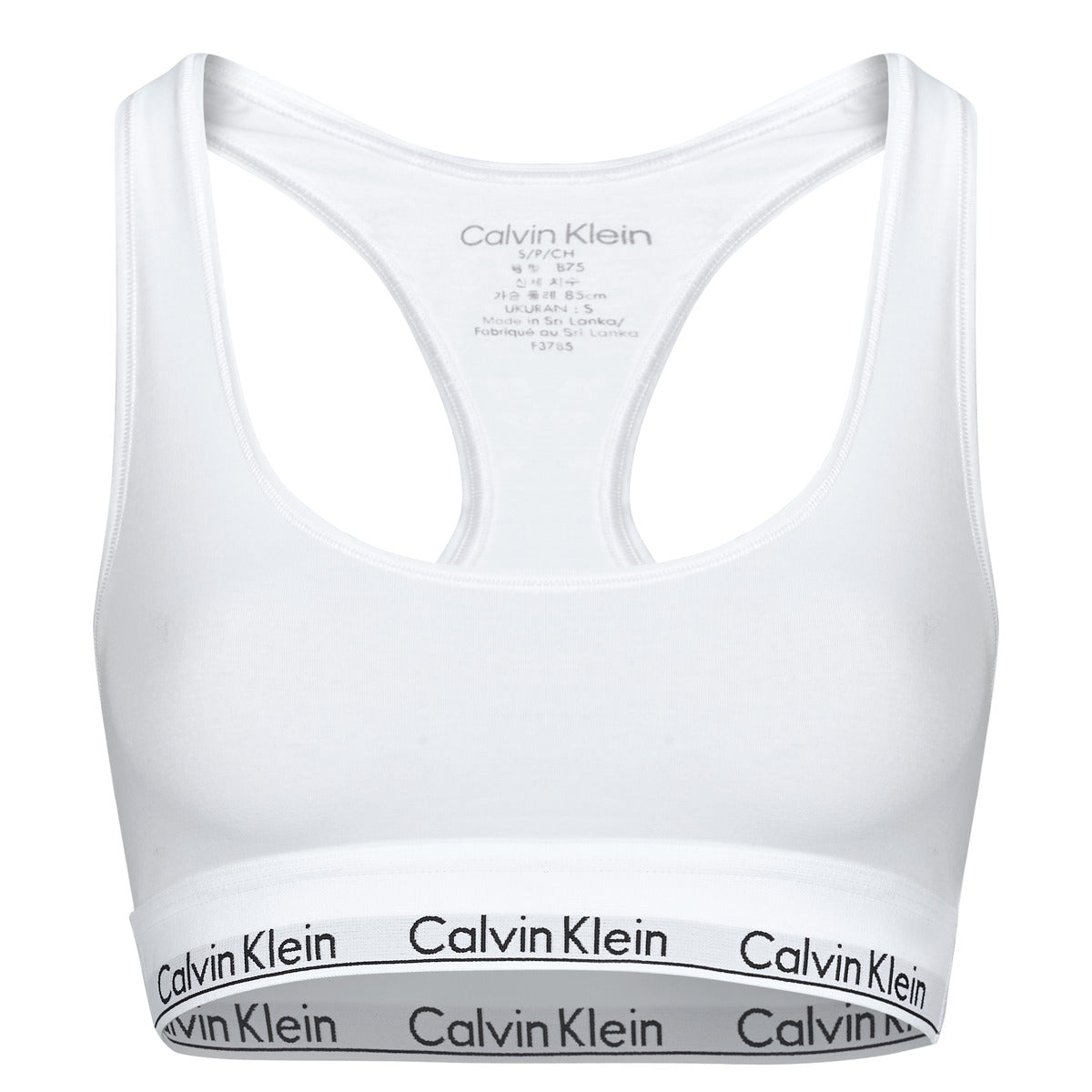 Brassiere Donna Calvin Klein Jeans  MODERN COTTON MODAL UNLINED BRALETTE  Bianco