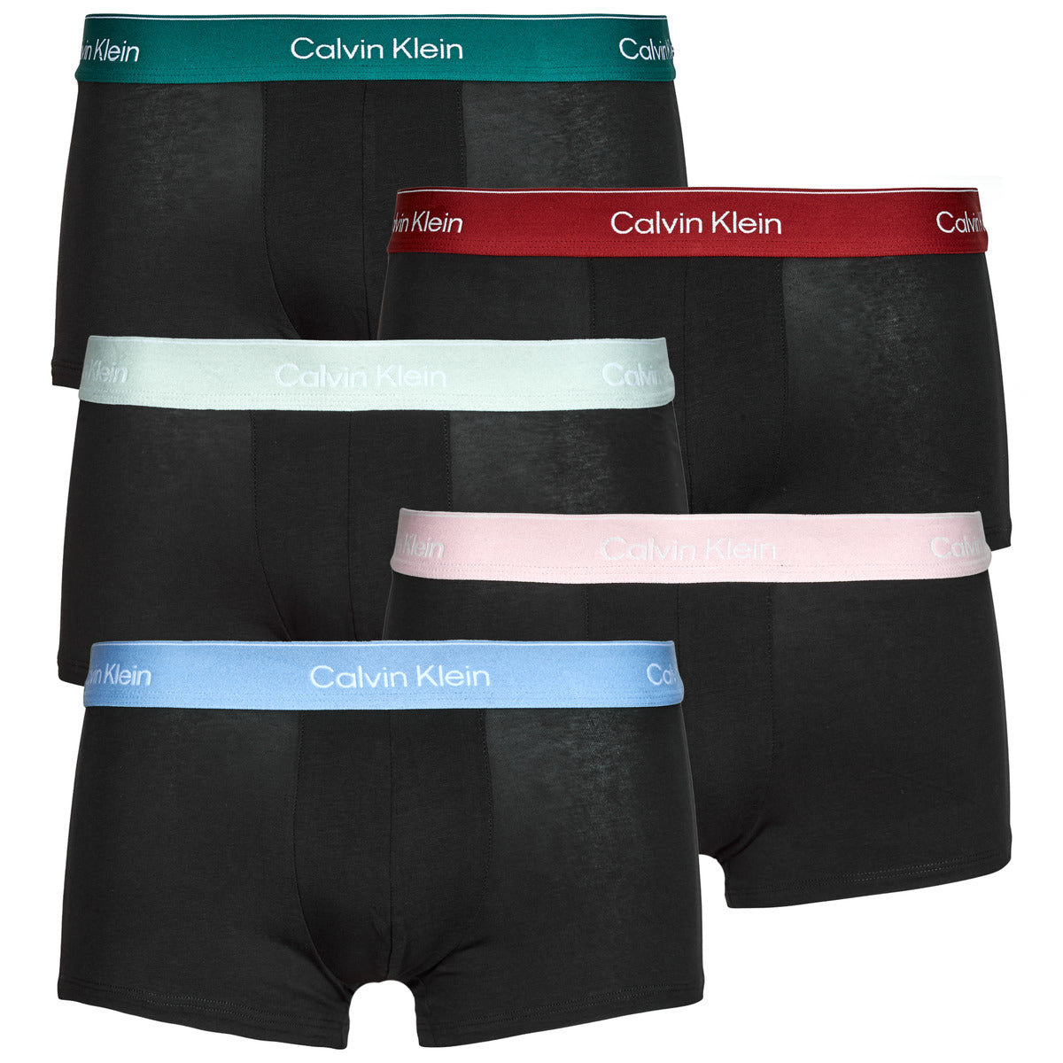 Boxer Uomo Calvin Klein Jeans  LOW RISE TRUNK 5PK X5  Nero