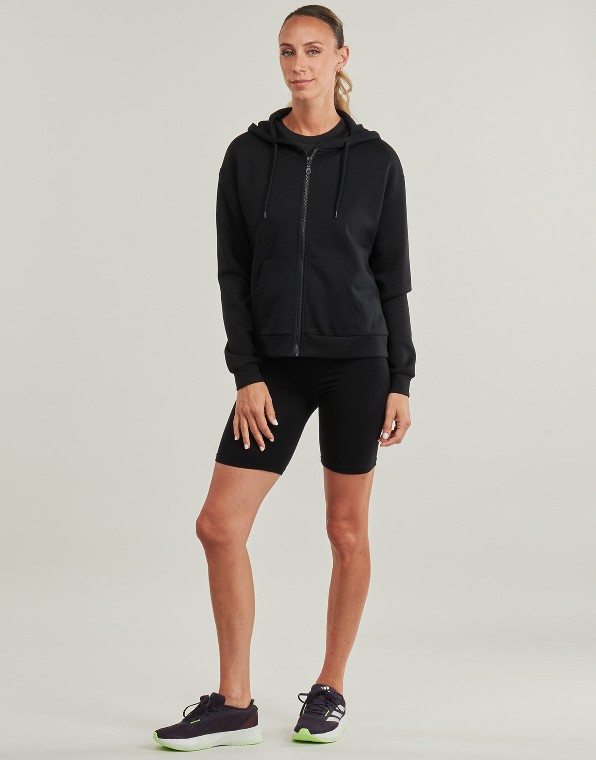 Felpa Donna Only Play  ONPLOUNGE LIFE HOOD FZ  Nero