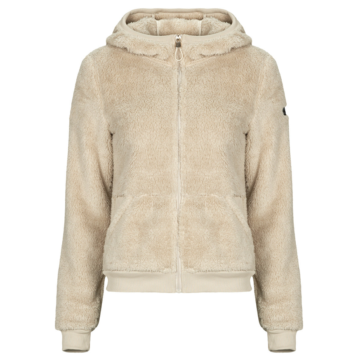 Felpa Donna Only Play  ONPFLUFFY HOOD FZ  Beige