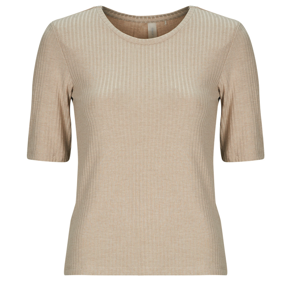 T-shirt Donna Only Play  ONPSEREN ON 2/4 REG RIB  Beige