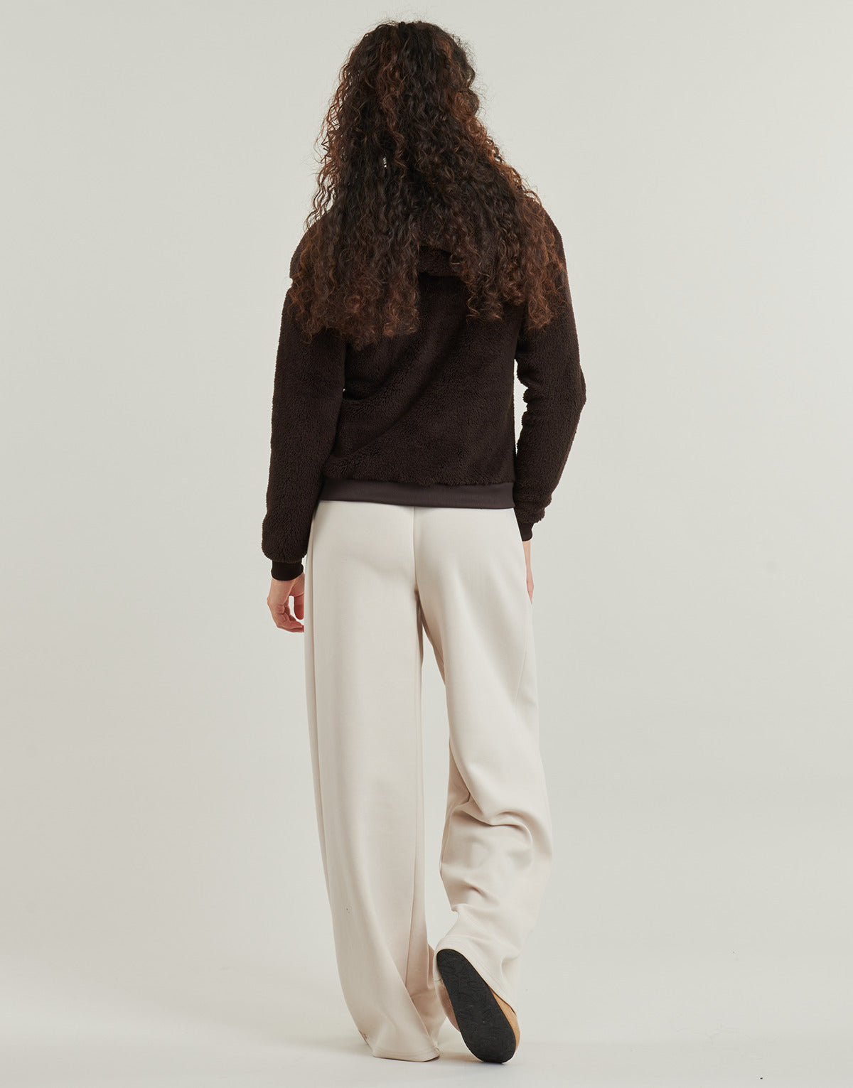 Felpa Donna Only Play  ONPFLUFFY HOOD FZ  Marrone