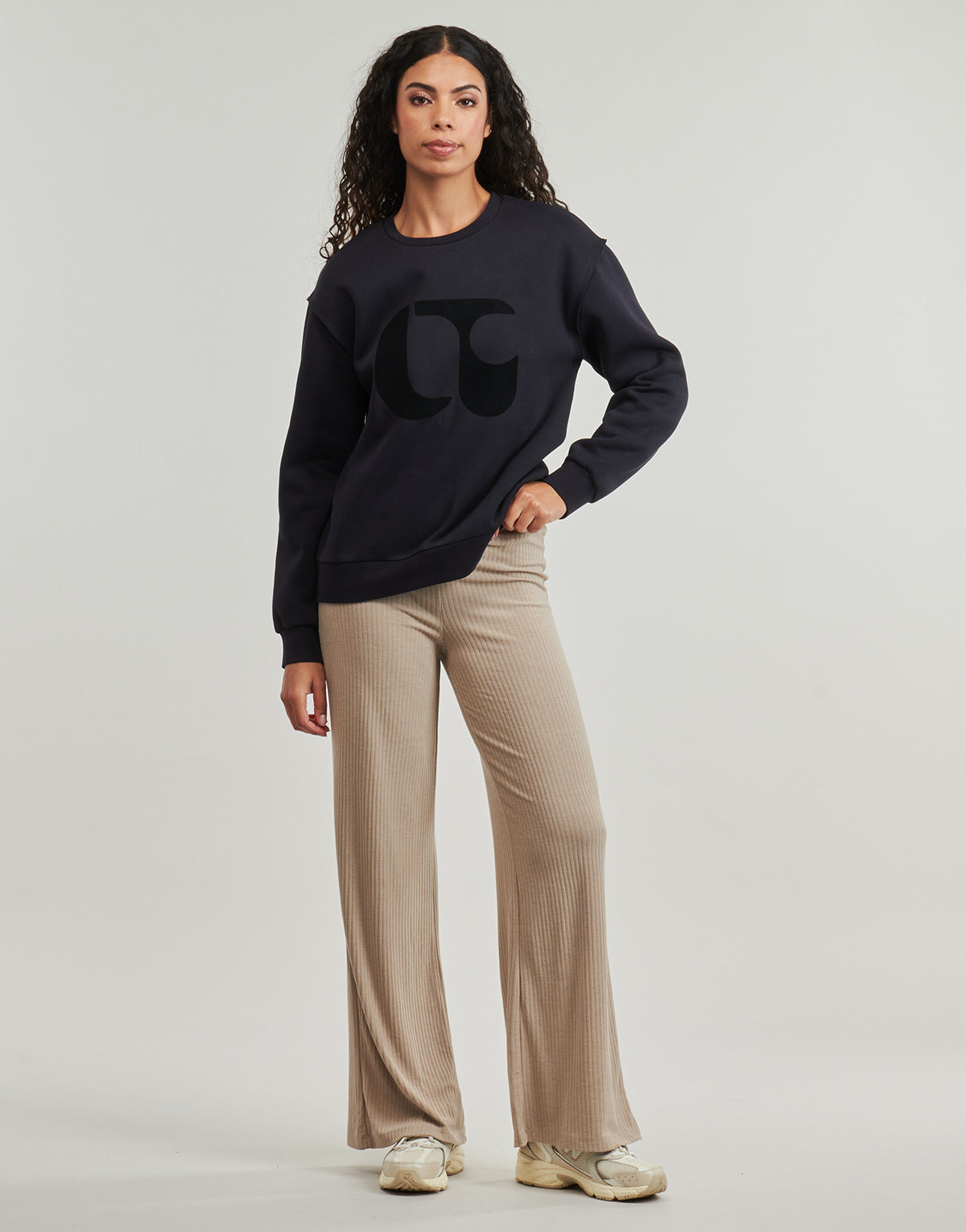 Pantaloni Sportivi Donna Only Play  ONPSEREN   Beige